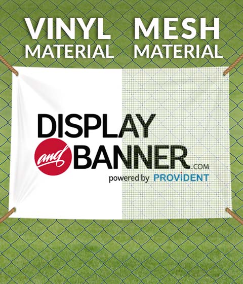 Vinyl and Mesh Banner Material